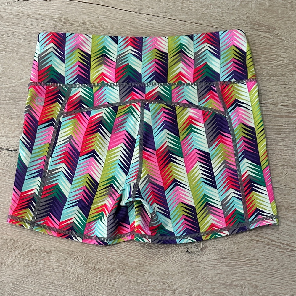 Fabletics Multicolor Chevron Athletic Shorts - image 7